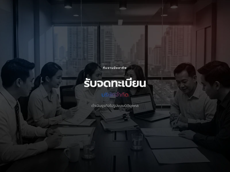 บริการจดทะเบียนบริษัทจำกัด