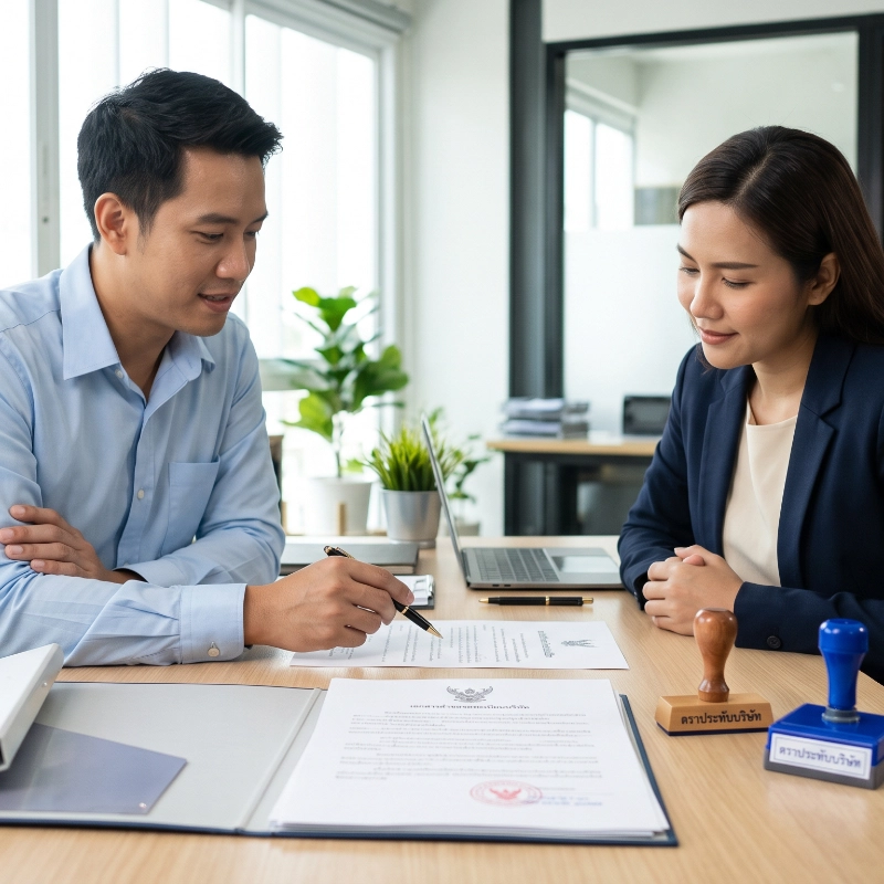 รับจดทะเบียนเปลี่ยนแปลงตราประทับบริษัท